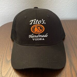 Tito's Handmade Vodka Adjustable Black Unisex Trucker Hat